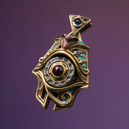 Eye of Horus Spinner Pendant V27 Details 01