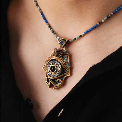 Eye of Horus Spinner Pendant V27 Details 02