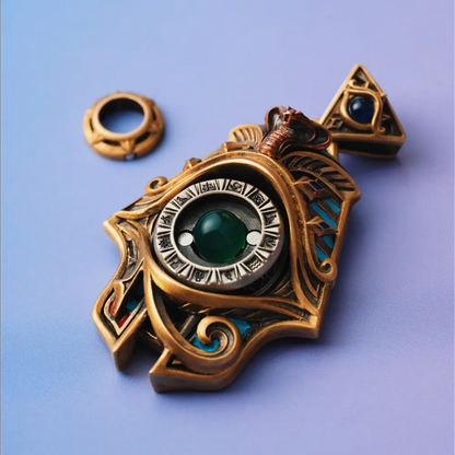 Eye of Horus Spinner Pendant V27 Details 04