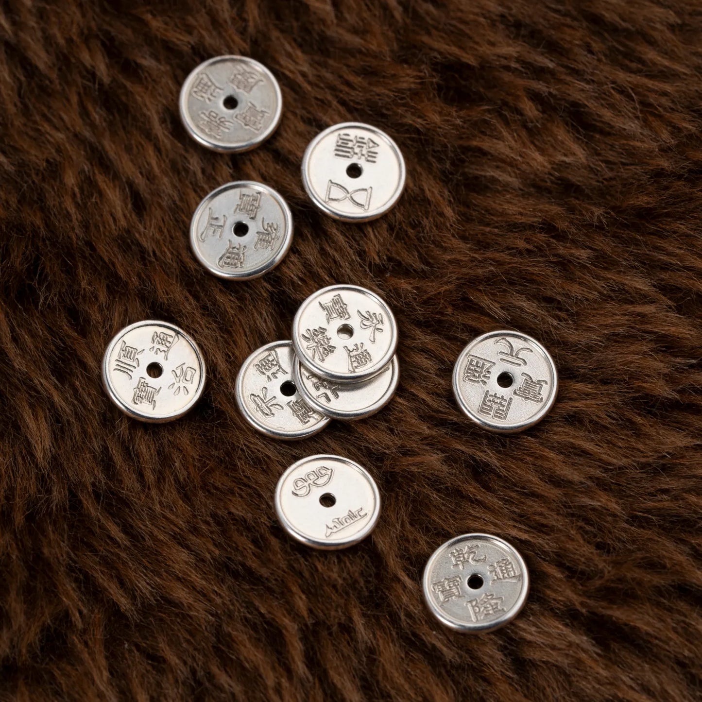 Five Emperors Coin Silver Spacer