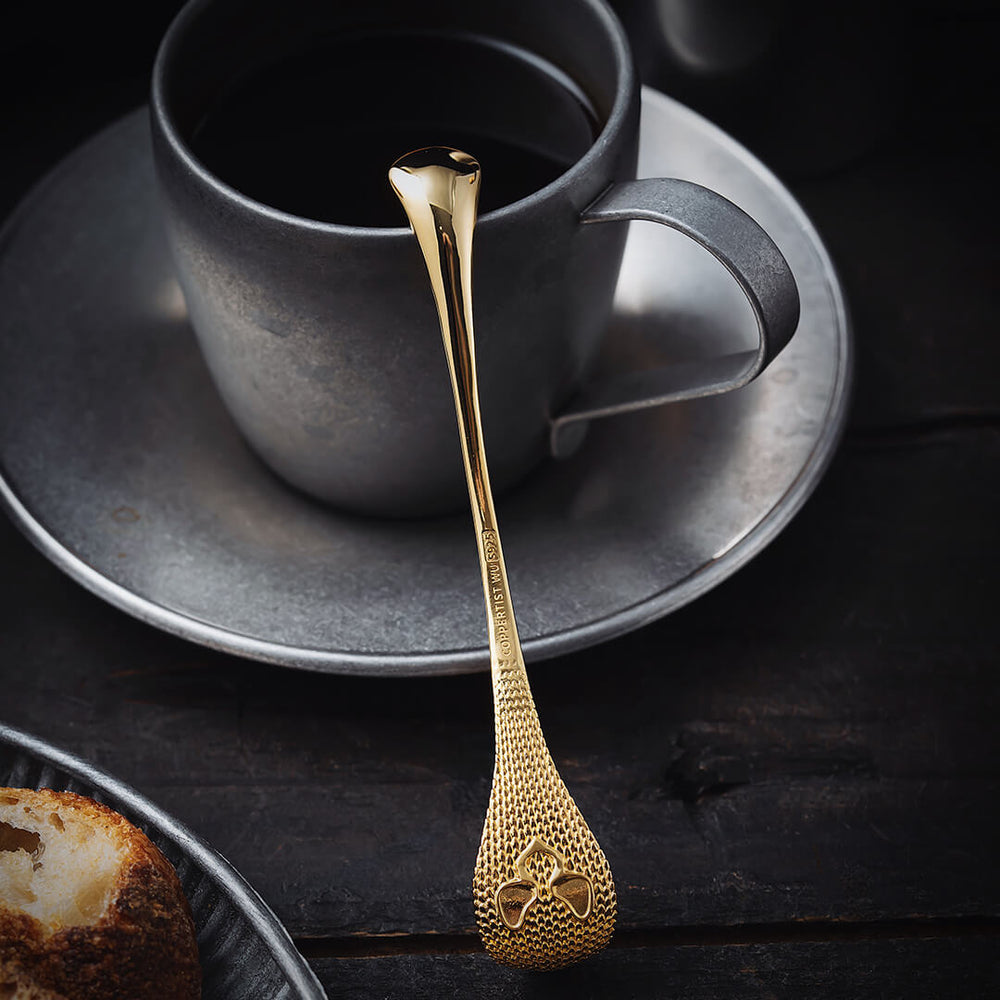 Unique Cobra Coffee Spoon Stirring spoon | Gold Vermeil – COPPERTIST.WU