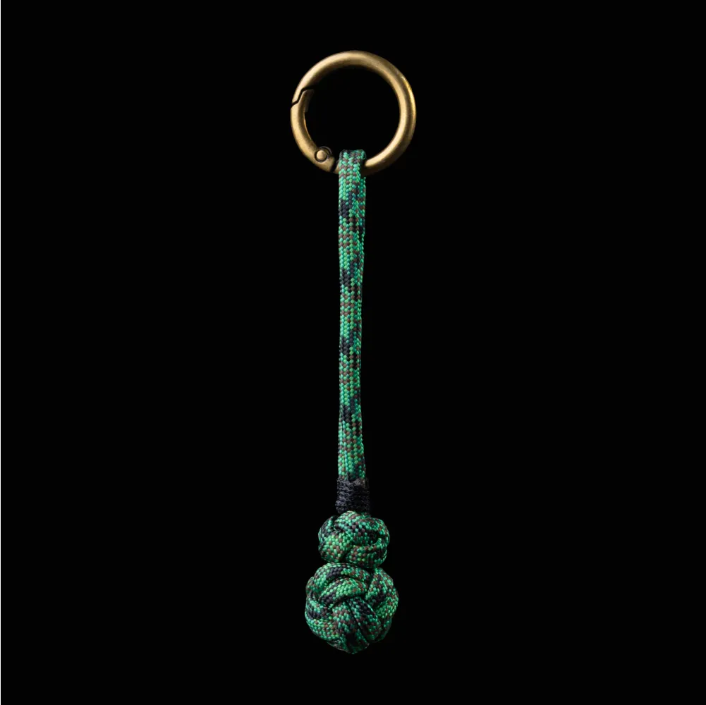 Gourd Version Brass Paracord Braided Keychain Forest Tale