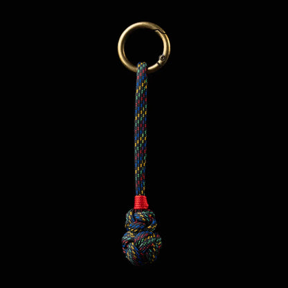 Gourd Version Brass Paracord Braided Keychain Pixel Play