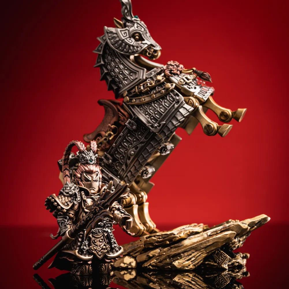 Heroic Steed Details With General Lu Bu Figurine 01