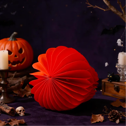 Honeycomb Pumpkin Decor
