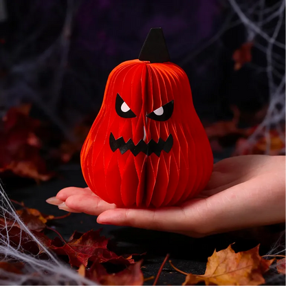 Honeycomb Pumpkin Decor
