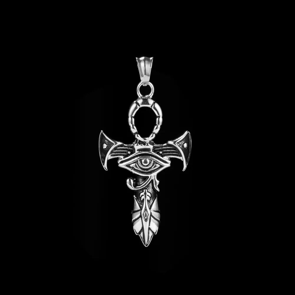 Horus And Ankh Pendant