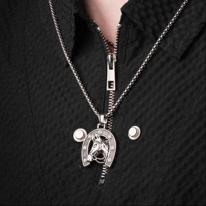 Iron Hoof Pendant Details 07