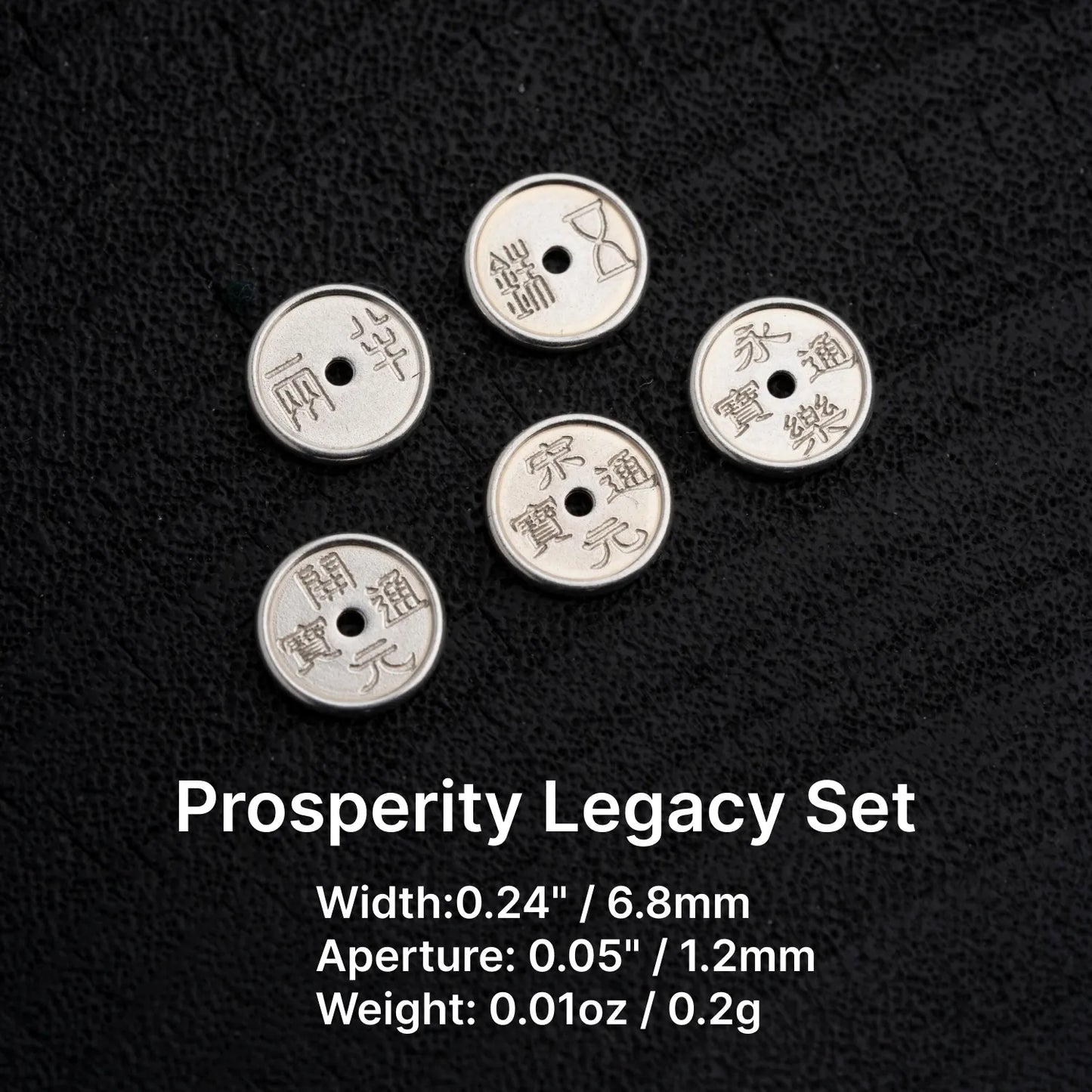 Five Emperors Coin Silver Spacer