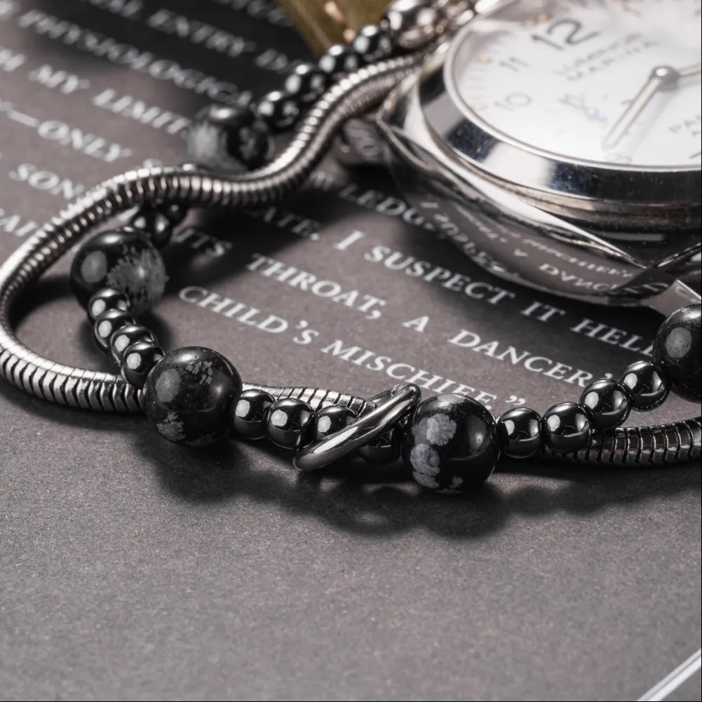 Layered Bracelet With Natural Stone Details 04