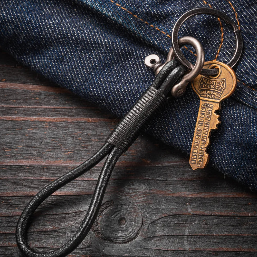 Leather Cord keychain