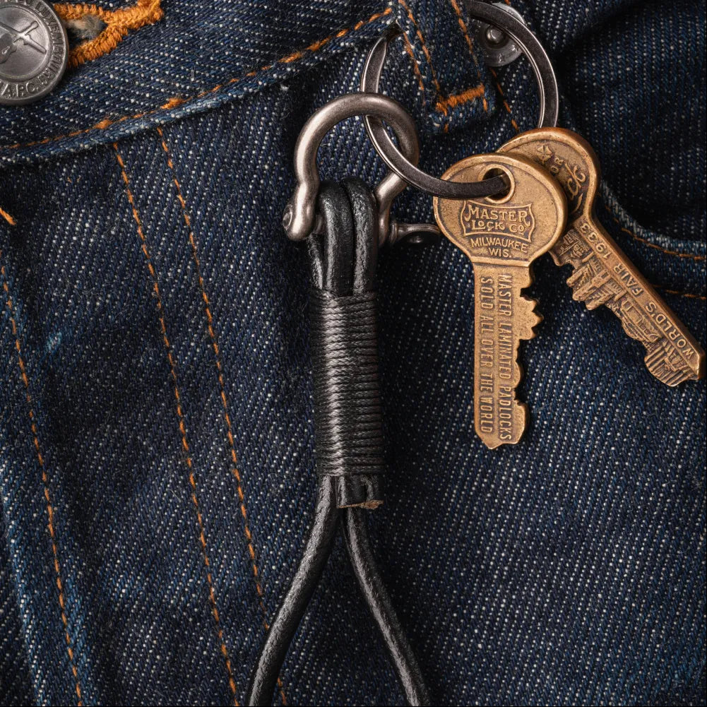 Leather Cord keychain