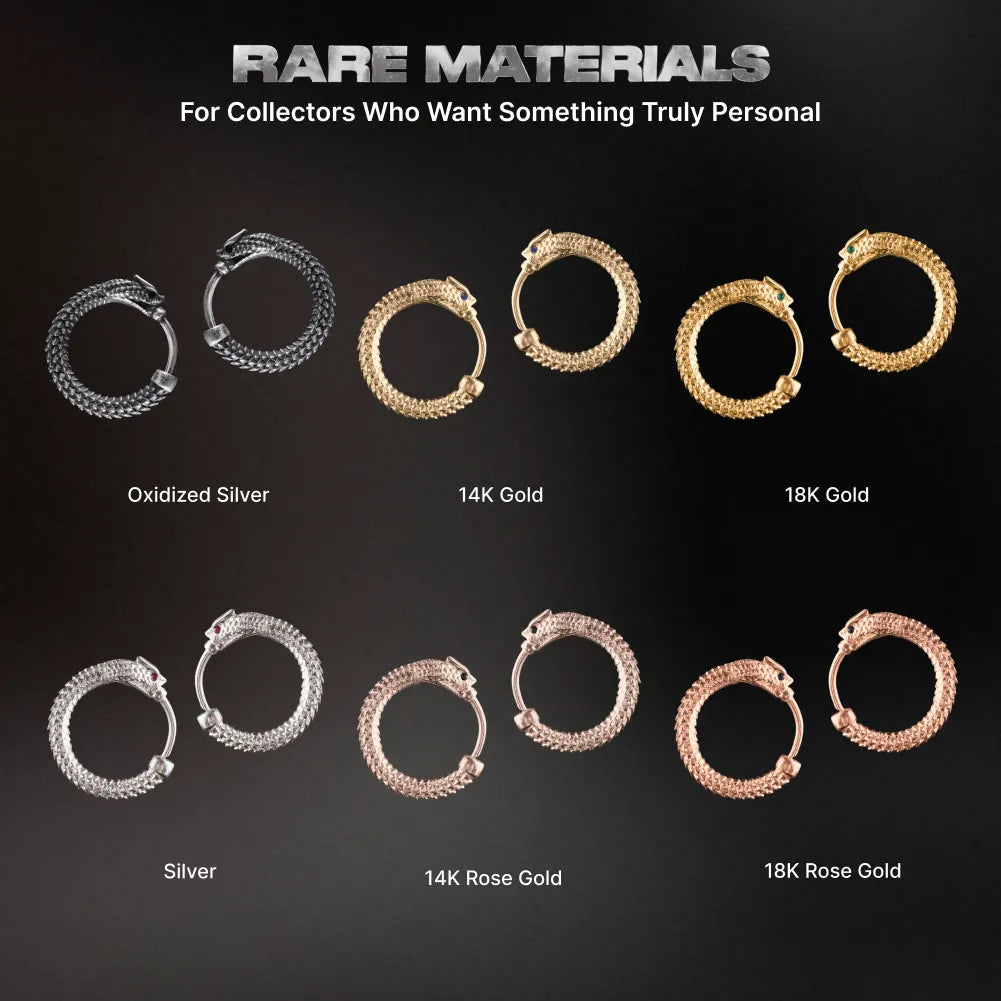 噬尾蛇耳环 product image 5