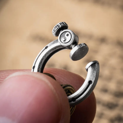 Masterblade Talisman Clip on Earrings Details 08