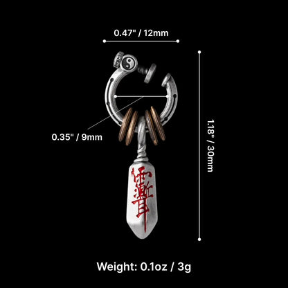 Masterblade Talisman Clip-on Earrings