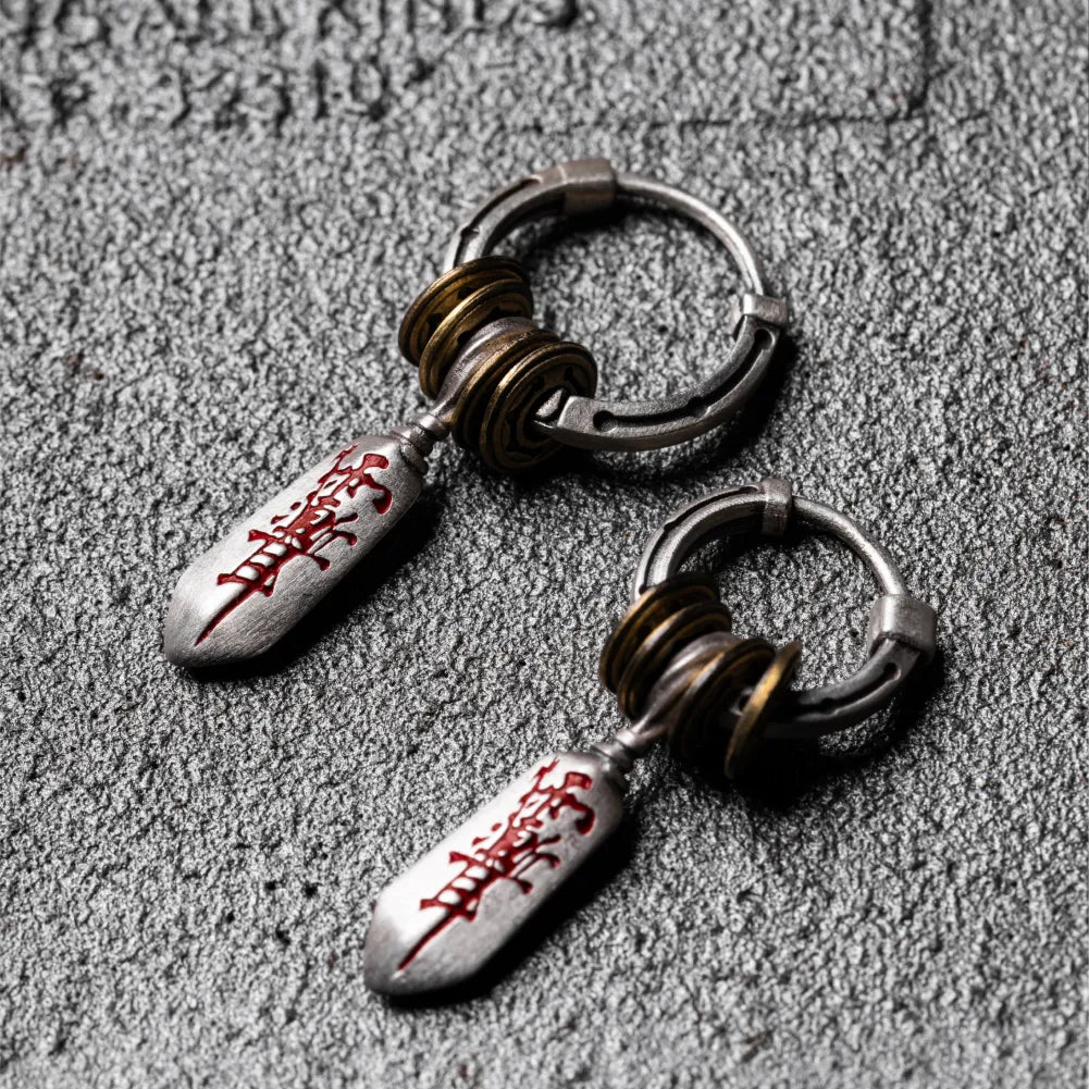 Masterblade Talisman Earrings (Large)