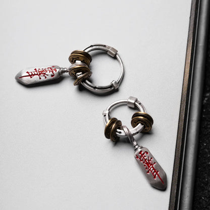 Masterblade Talisman Earrings (Large)