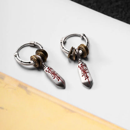 Masterblade Talisman Earrings (Large)