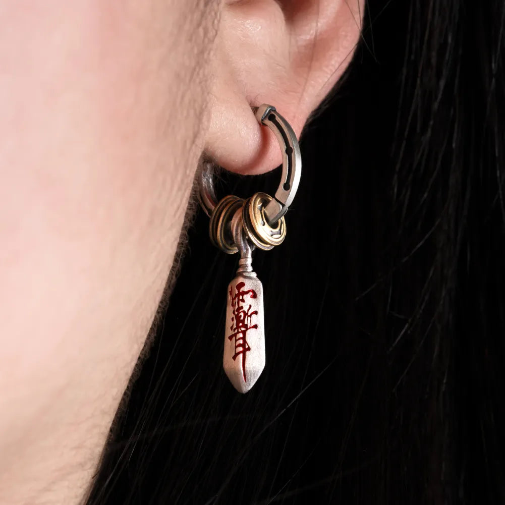 Masterblade Talisman Earrings (Large)