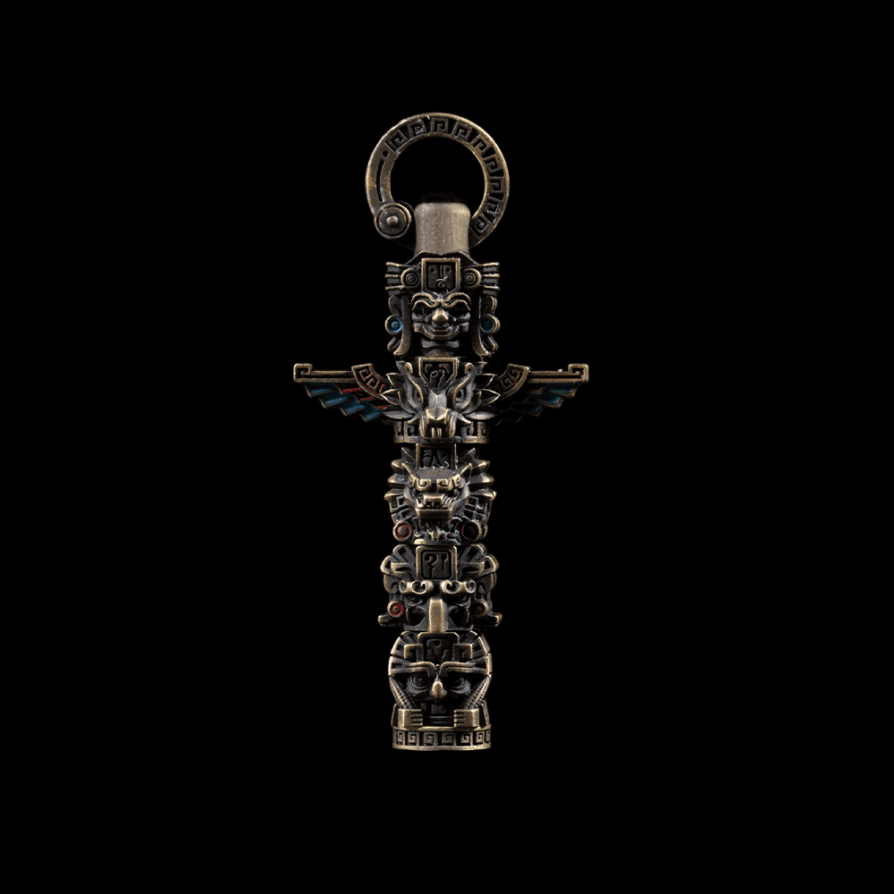 Mayan Totem Pendant