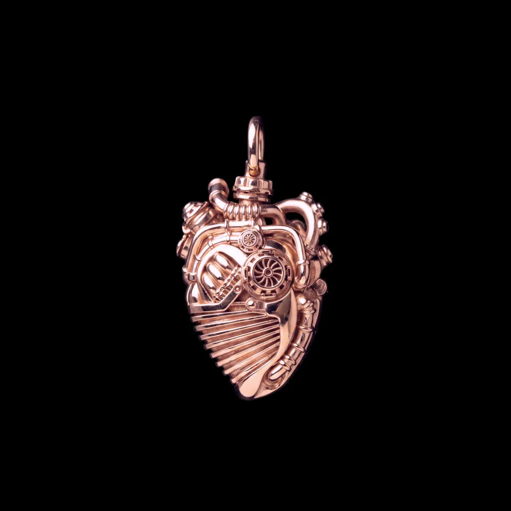 Mechanical Heart Capsule 18K RGP