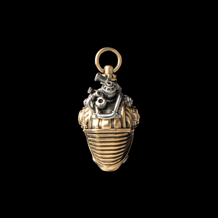 Mechanical Heart Capsule Animation
