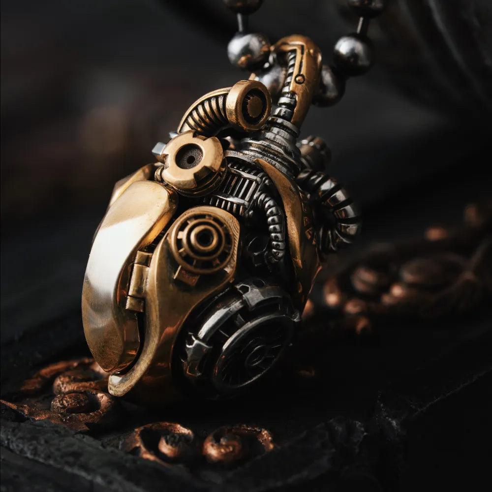 Mechanical Heart Pendant – Soul Core Edition
