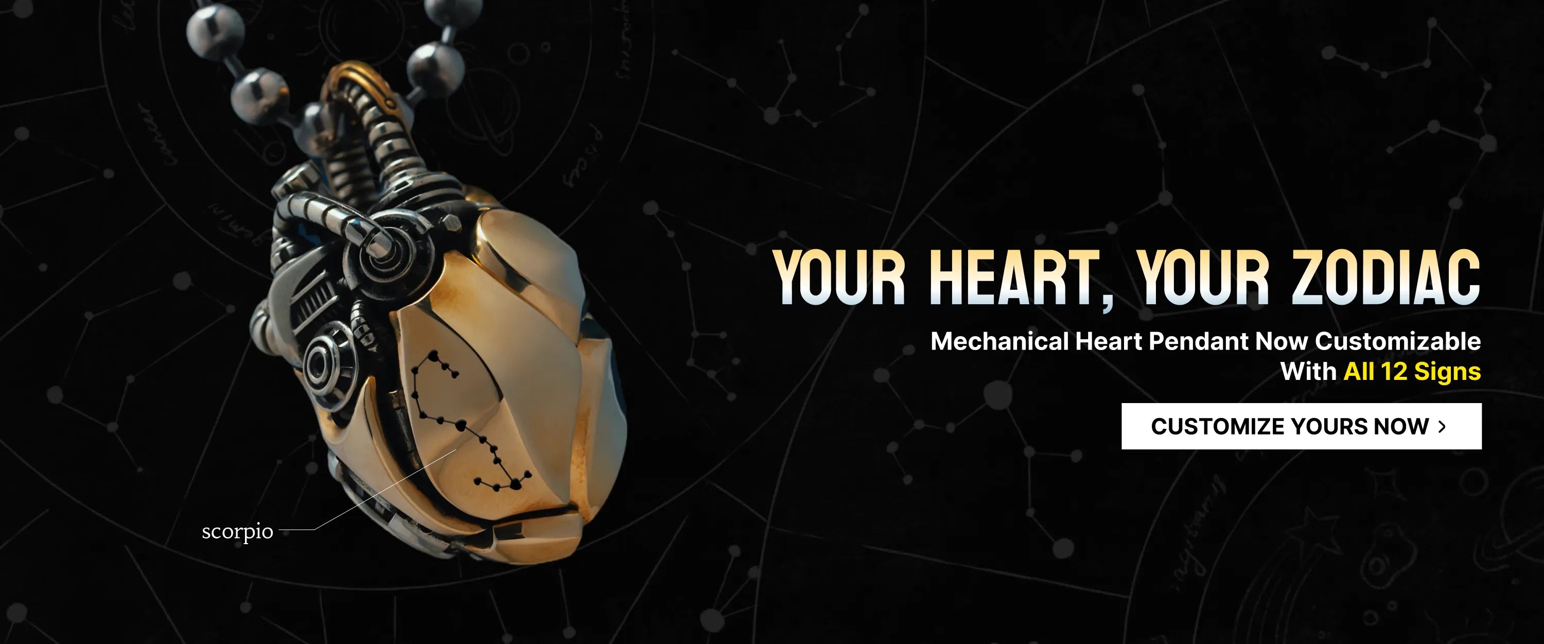 Mechanical Heart Pendant
