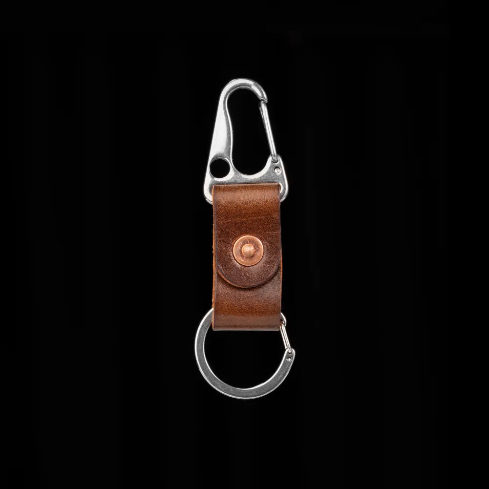 Minimalist Leather Keychain