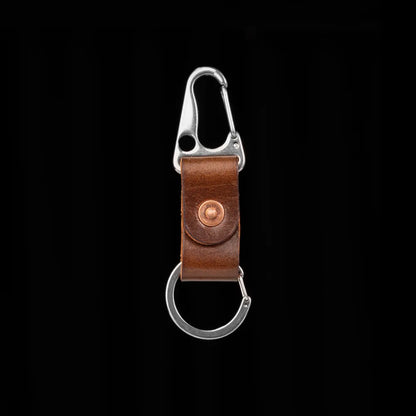 Minimalist Leather Keychain