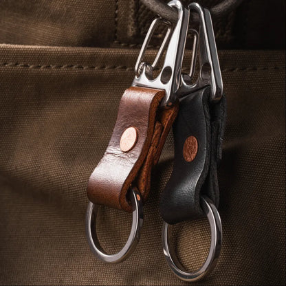 Minimalist Leather Keychain