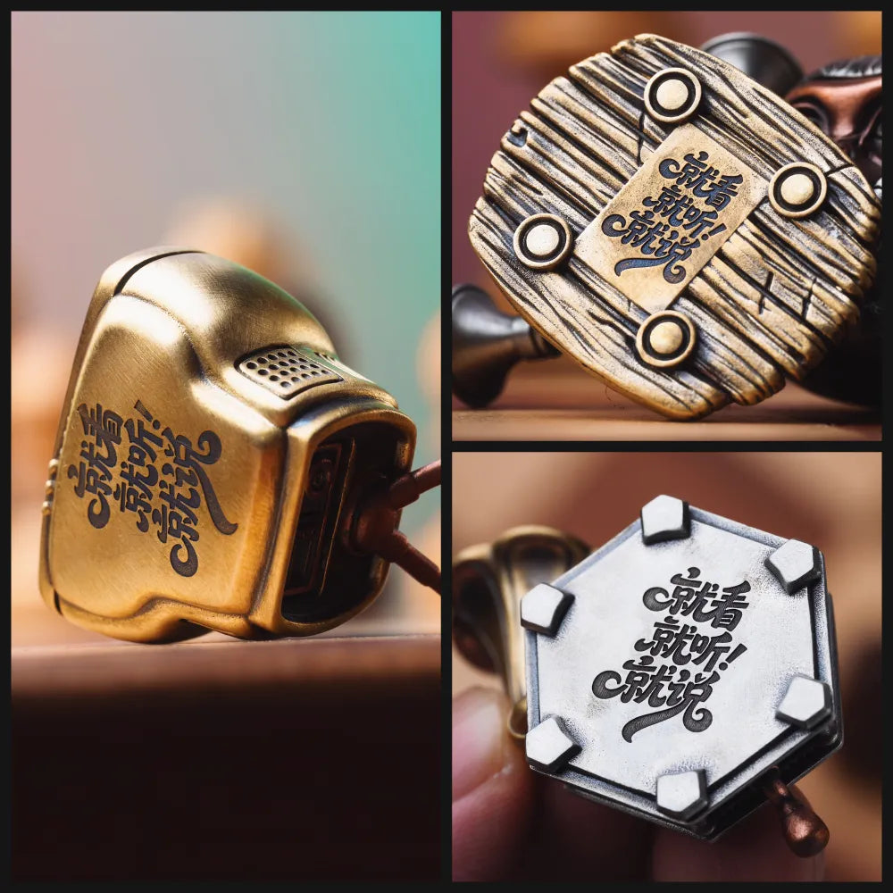 White Bronze & Copper Monkey Figurine details 04