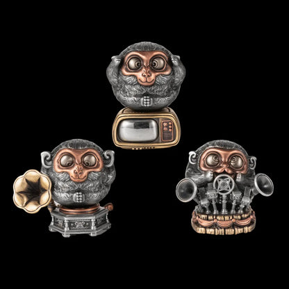 Monkeys With Holders Set