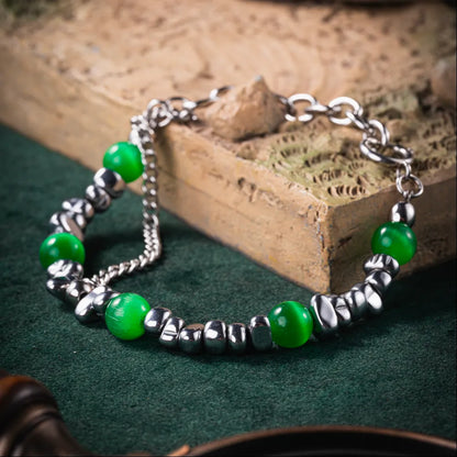 Moonlit Cat Eye Bracelet Details 05