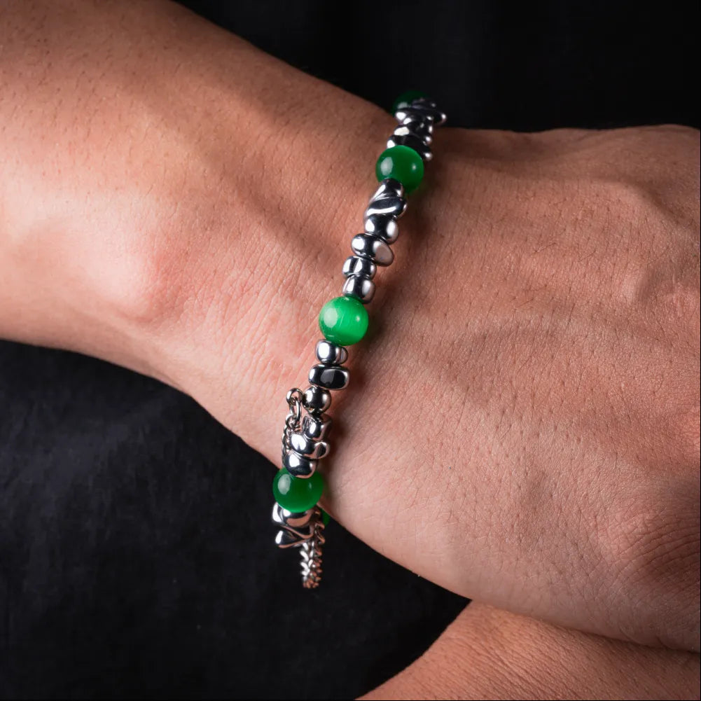 Moonlit Cat Eye Bracelet Details 06