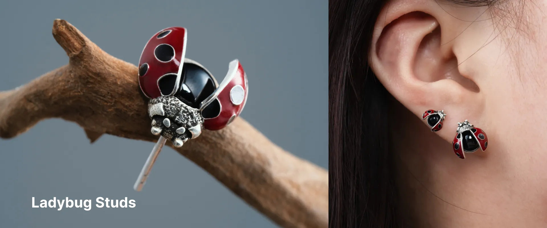 Ladybug Studs