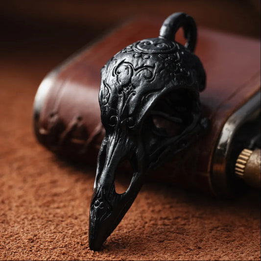 Raven Skull Pendant