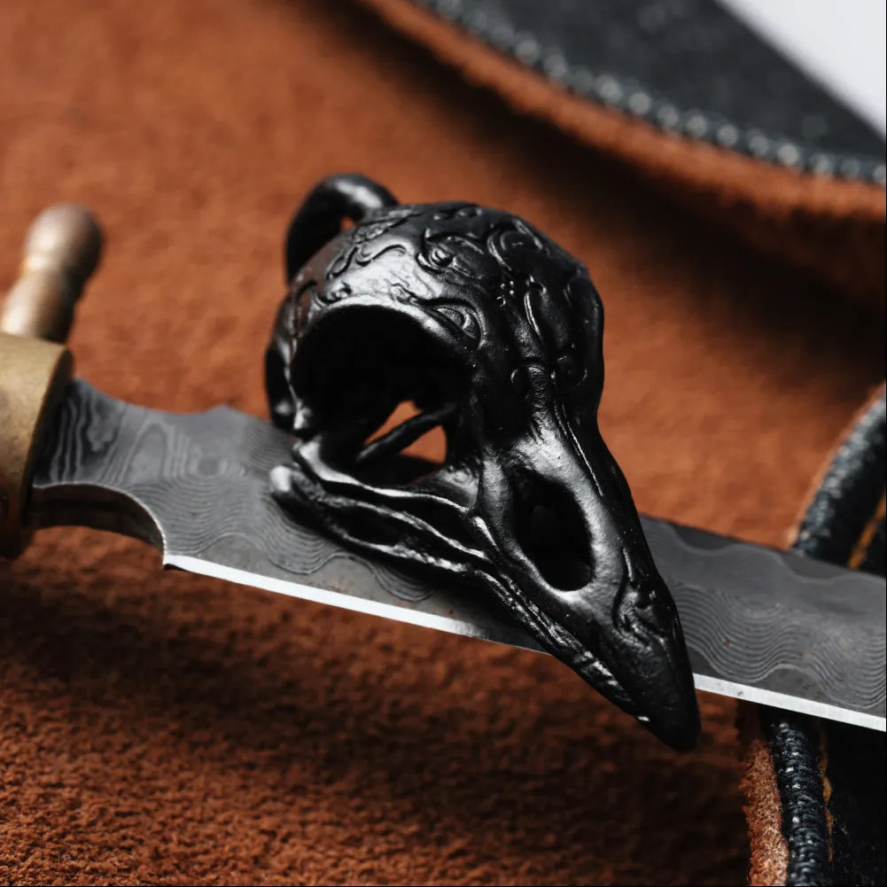 Raven Skull Pendant