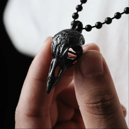 Raven Skull Pendant