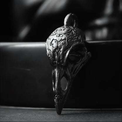 Raven Skull Pendant