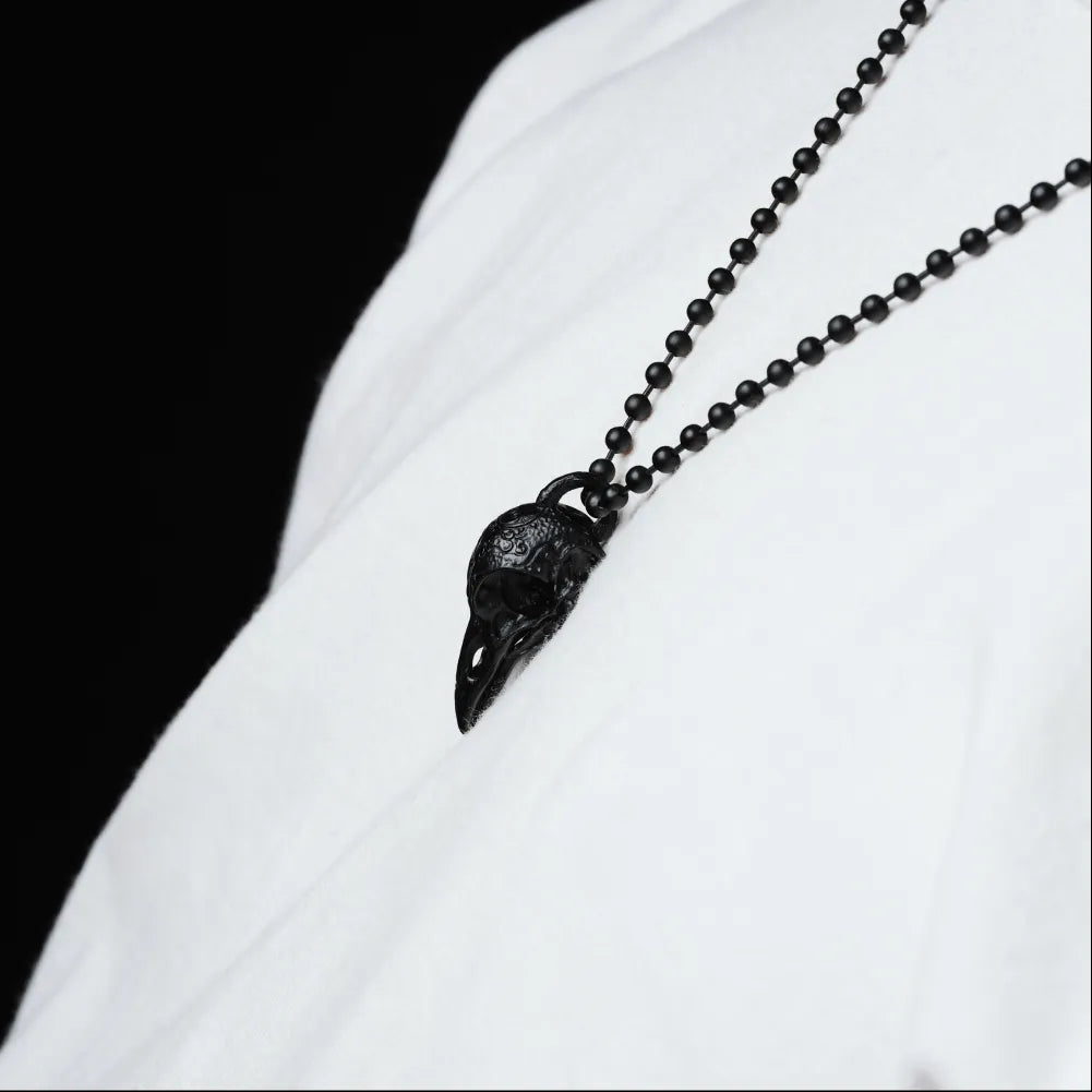 Raven Skull Pendant