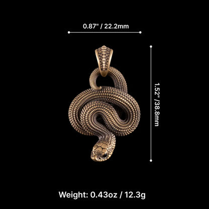 Hognose Snake Pendant