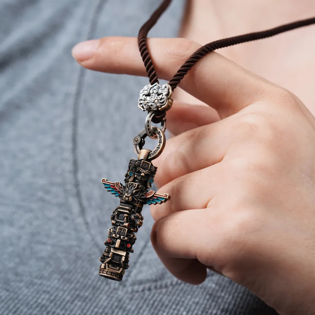 Mayan Totem Pendant