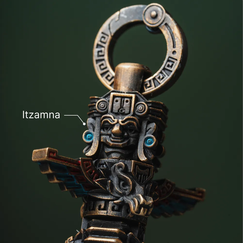 Mayan Totem Pendant