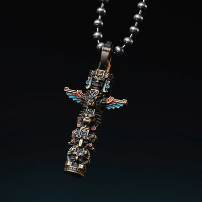 Mayan Totem Pendant