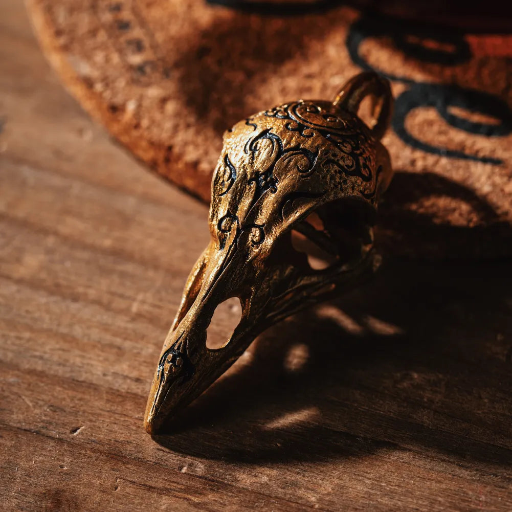 Raven Skull Pendant
