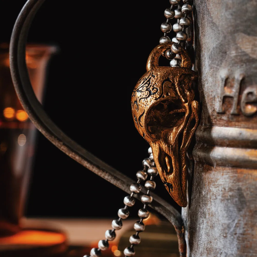 Raven Skull Pendant