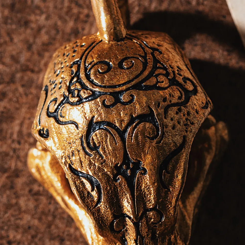 Raven Skull Pendant