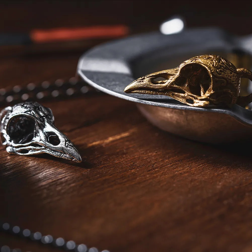 Raven Skull Pendant