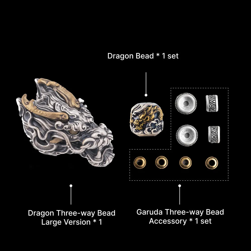 Dragon Three-way Bead - Large Version